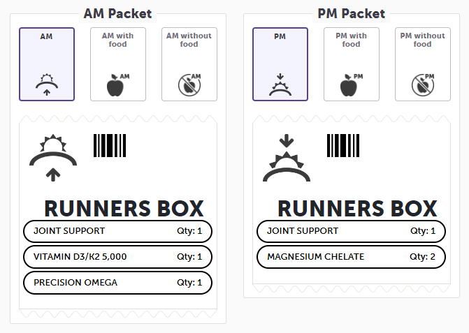 Runner's Box Precision Pack